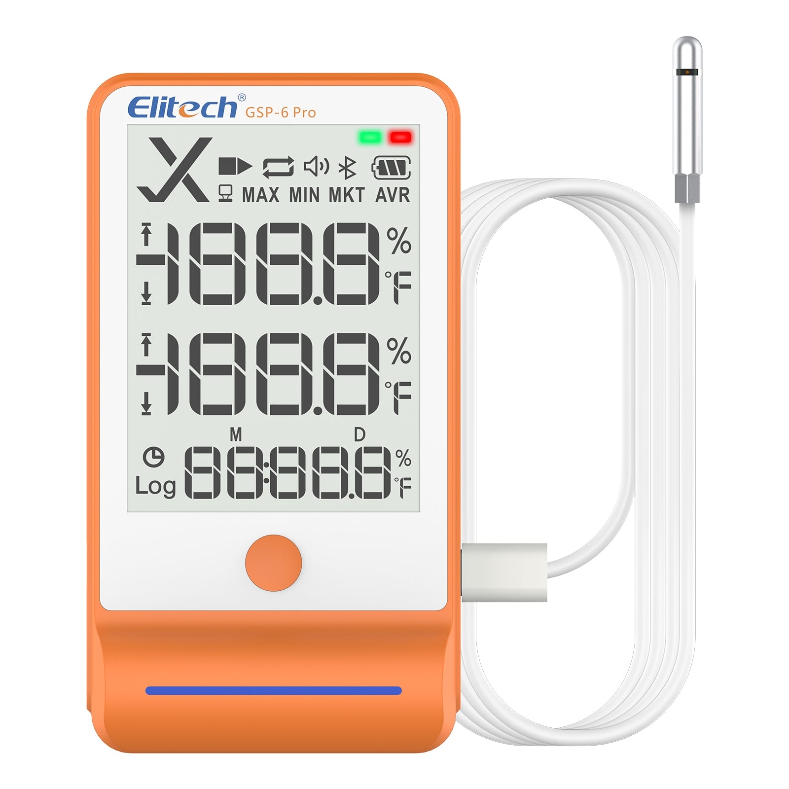 Datalogger de Temperatura y Humedad Elitech GSP-6Pro