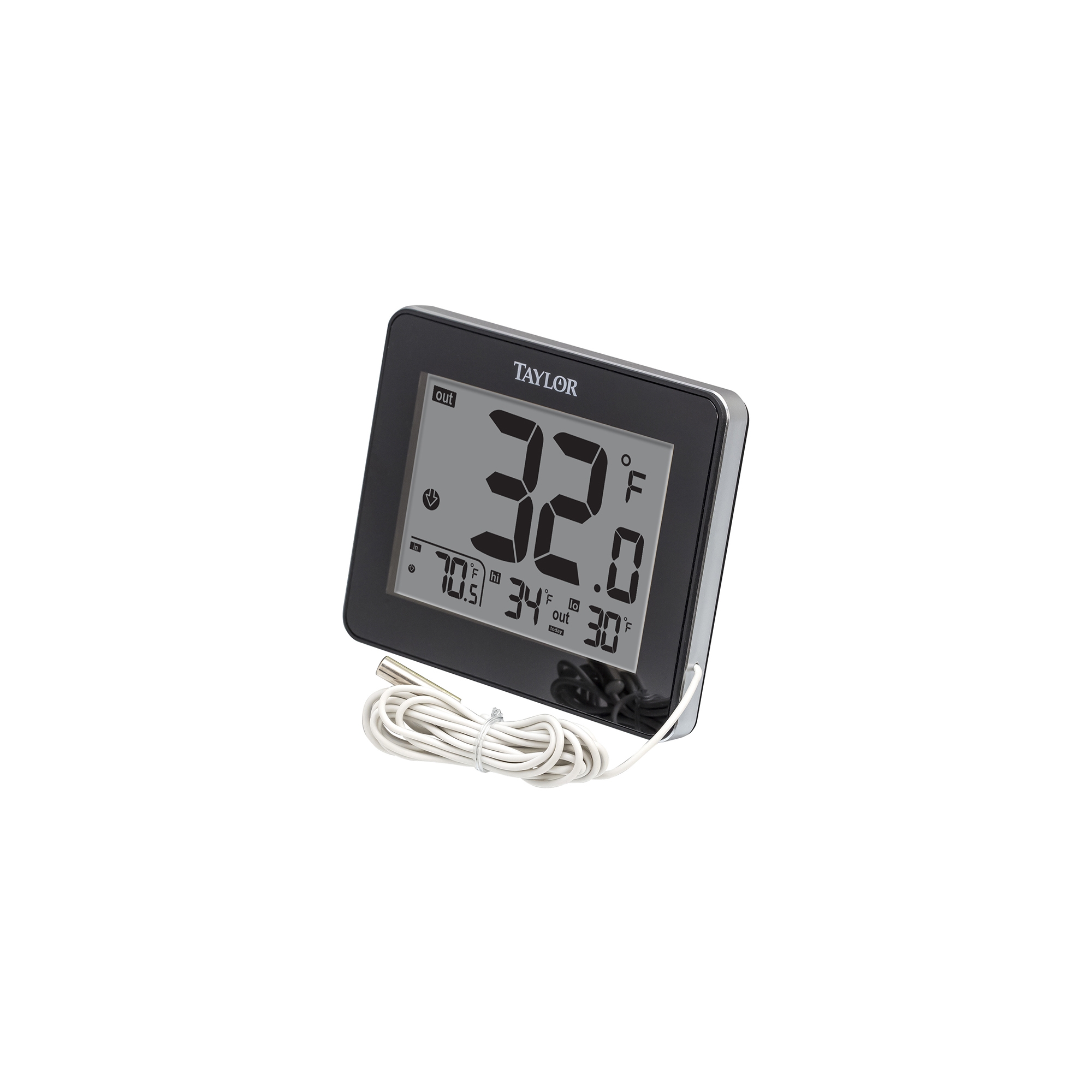 Termómetro Digital con Sensor Interno y Externo Alámbrico Taylor 1710